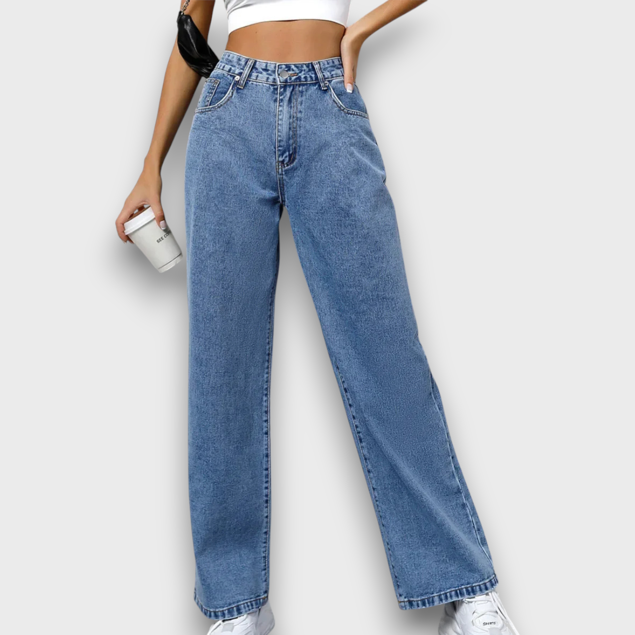 Jean coupe décontractée (femme)