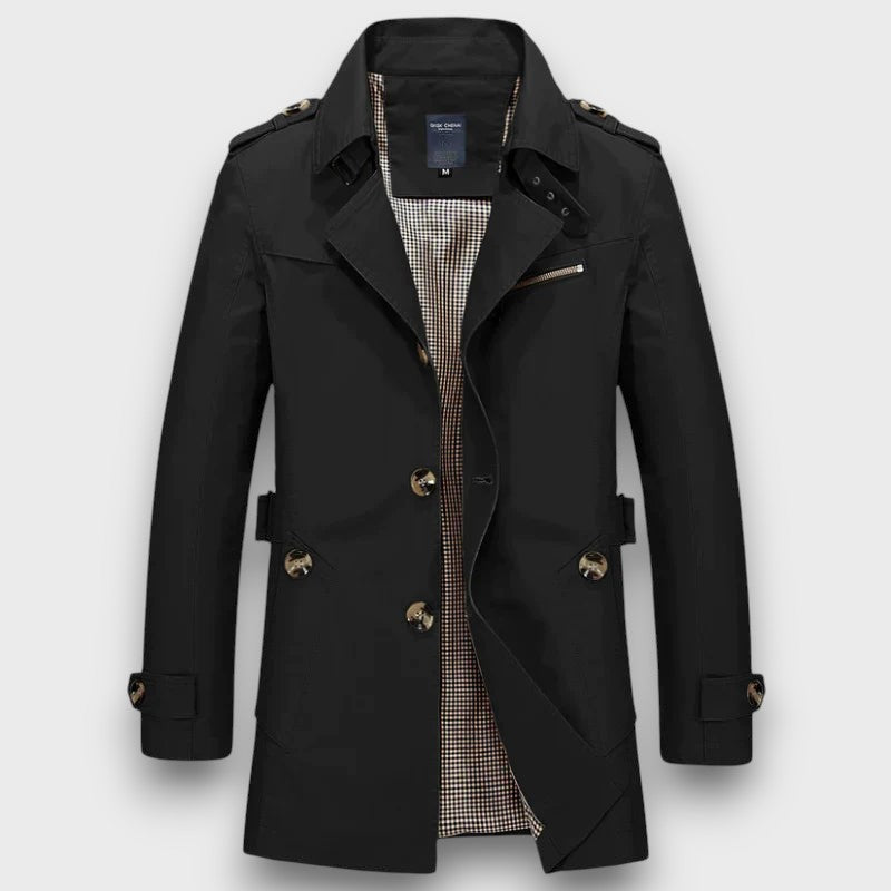 Trench-coat classique pour homme