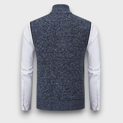 Gilet zippé en tricot (homme)