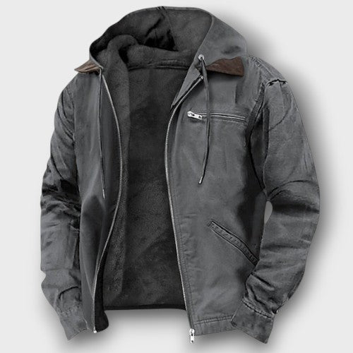 Veste décontractée doublée avec capuche (homme)
