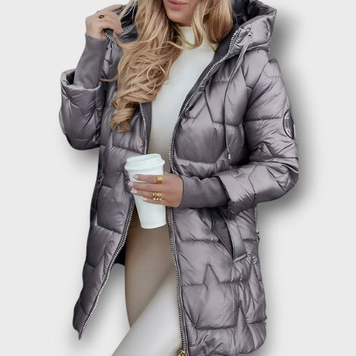 Manteau d’hiver femme à capuche