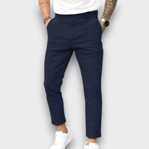 Chino élégant pour homme avec pli marqué (homme)