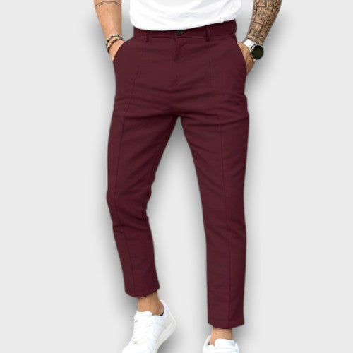 Chino élégant pour homme avec pli marqué (homme)