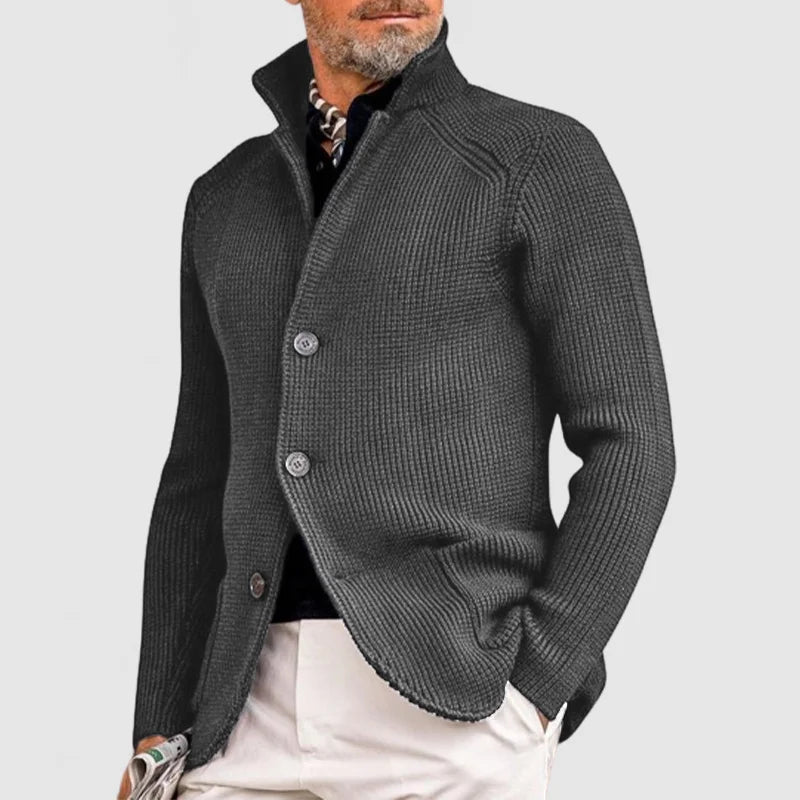 Gilet homme en maille avec boutons