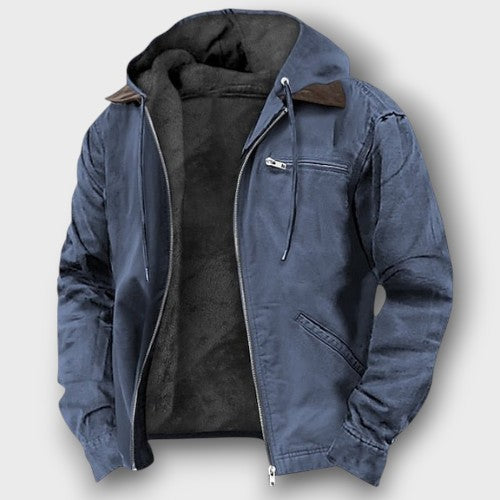 Veste décontractée doublée avec capuche (homme)