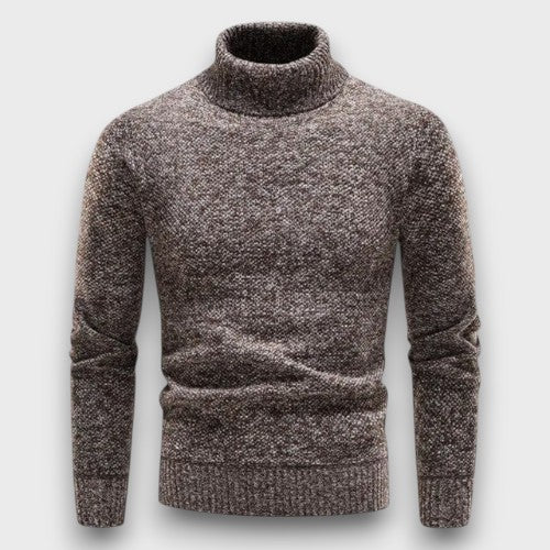 Pull à col roulé en tricot (homme)