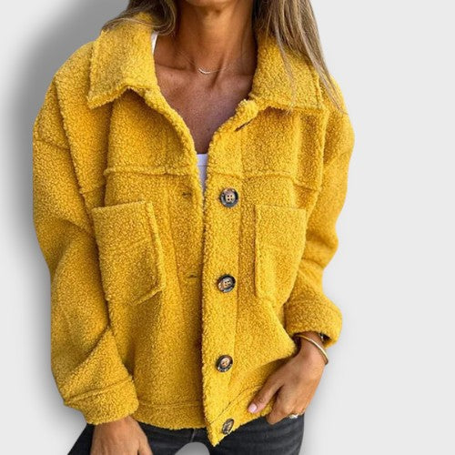 Veste en polaire teddy mi-saison (femme)