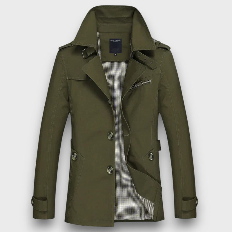 Trench-coat classique pour homme