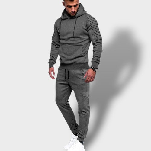 Ensemble jogging hoodie sport deux pièces (homme)