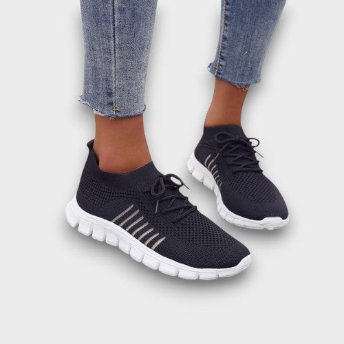 Baskets tricot légères confort marche (femme)