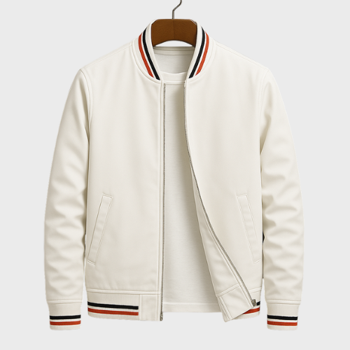 Veste college homme rétro