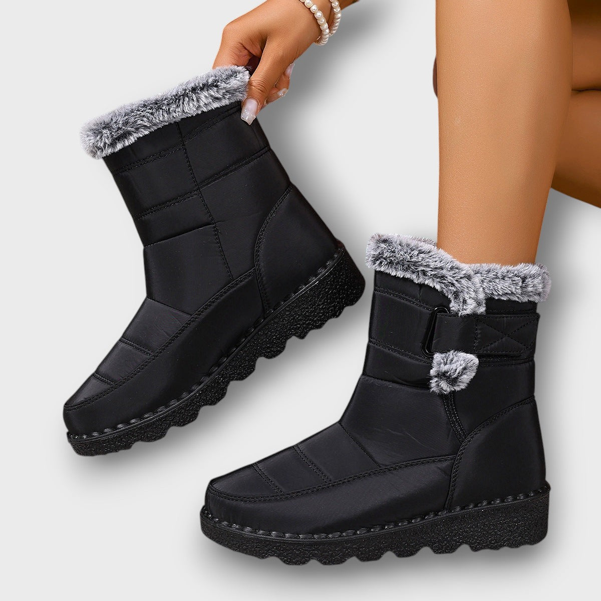Bottes d’hiver femme style cosy