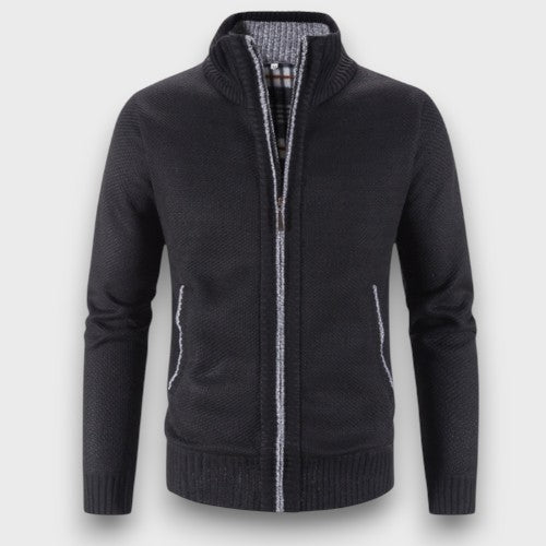 Gilet zippé en tricot (homme)