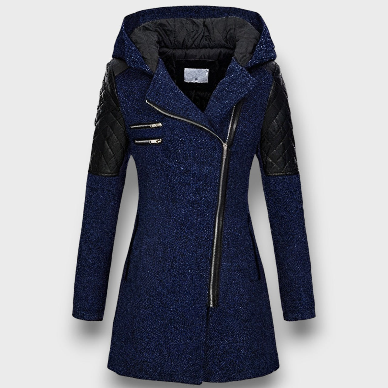 Manteau femme contraste chic