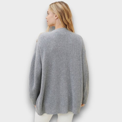 Cardigan en maille coupe ample (femme)