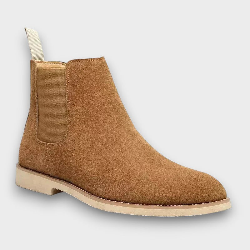 Bottine chelsea daim classique (homme)