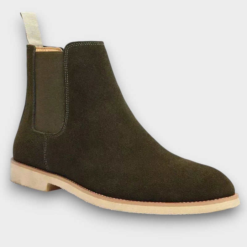 Bottine chelsea daim classique (homme)