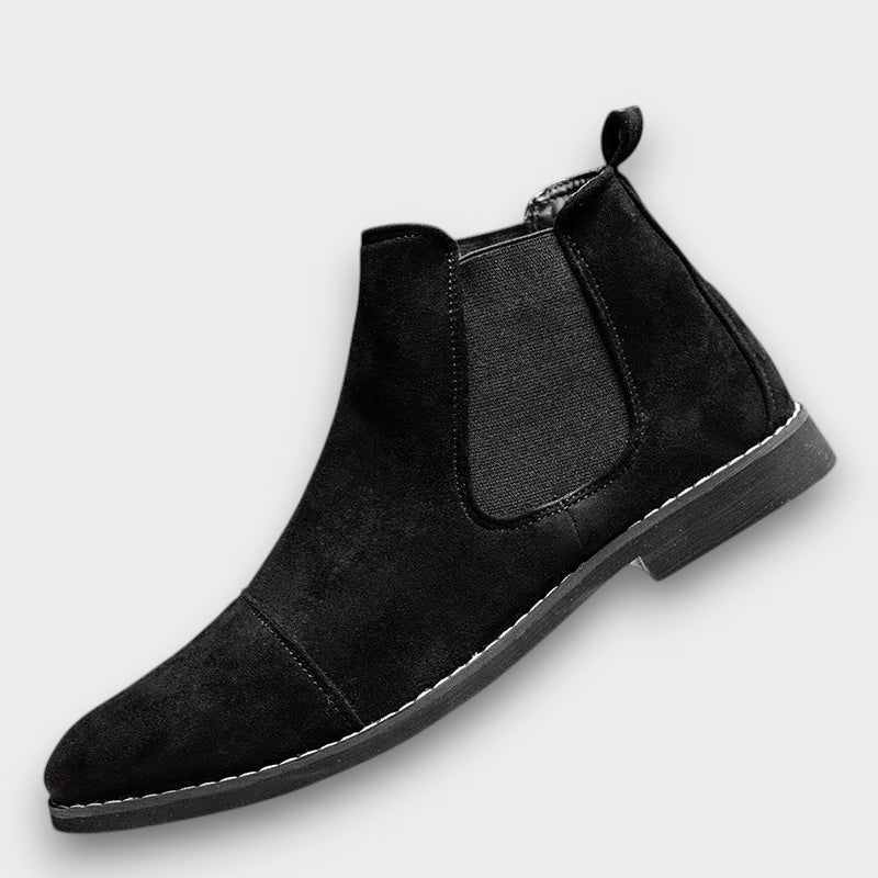 Bottine chelsea daim moderne (homme)