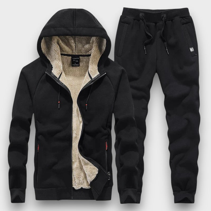 Ensemble jogging polaire chaud deux pièces (homme)