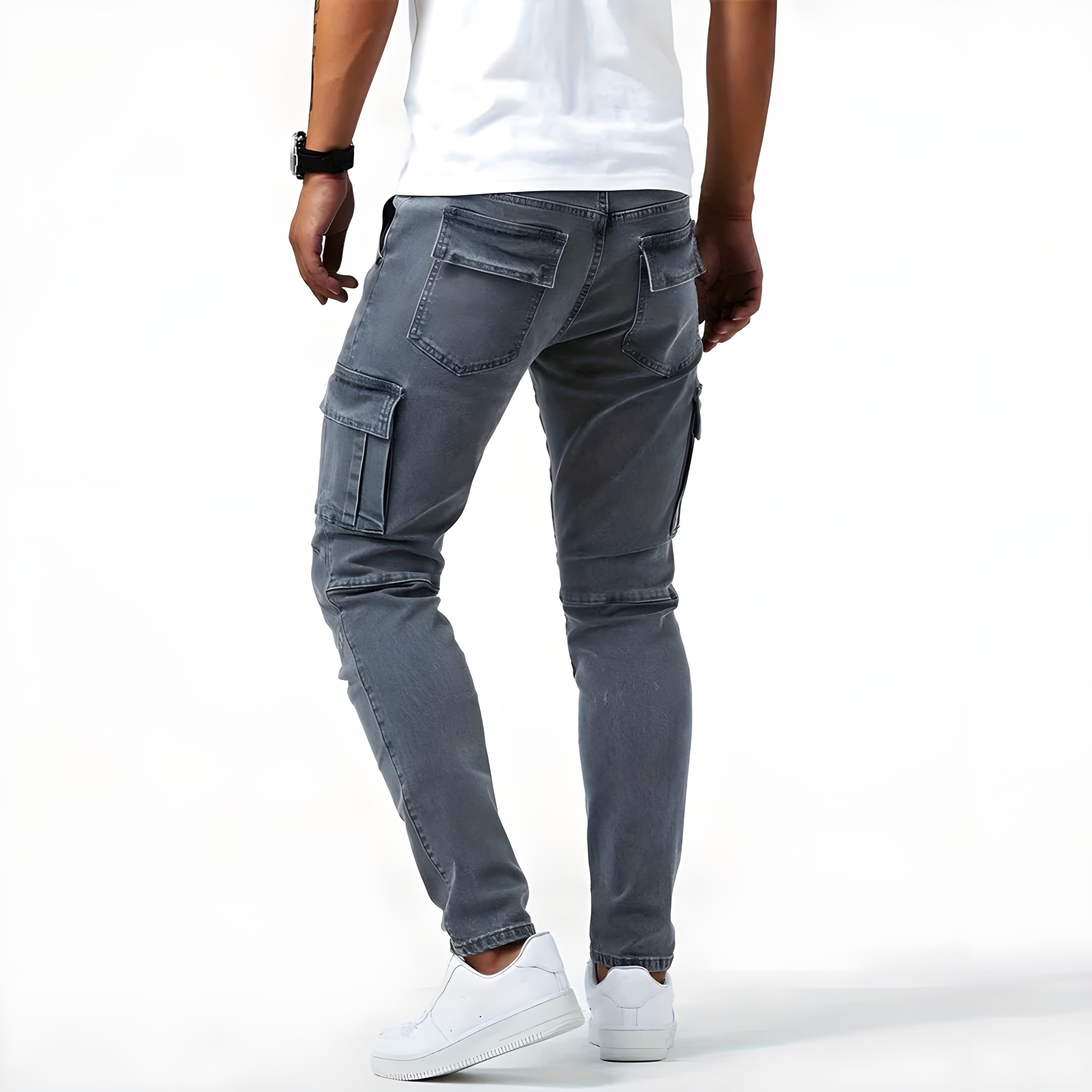 Pantalon cargo homme slim fit