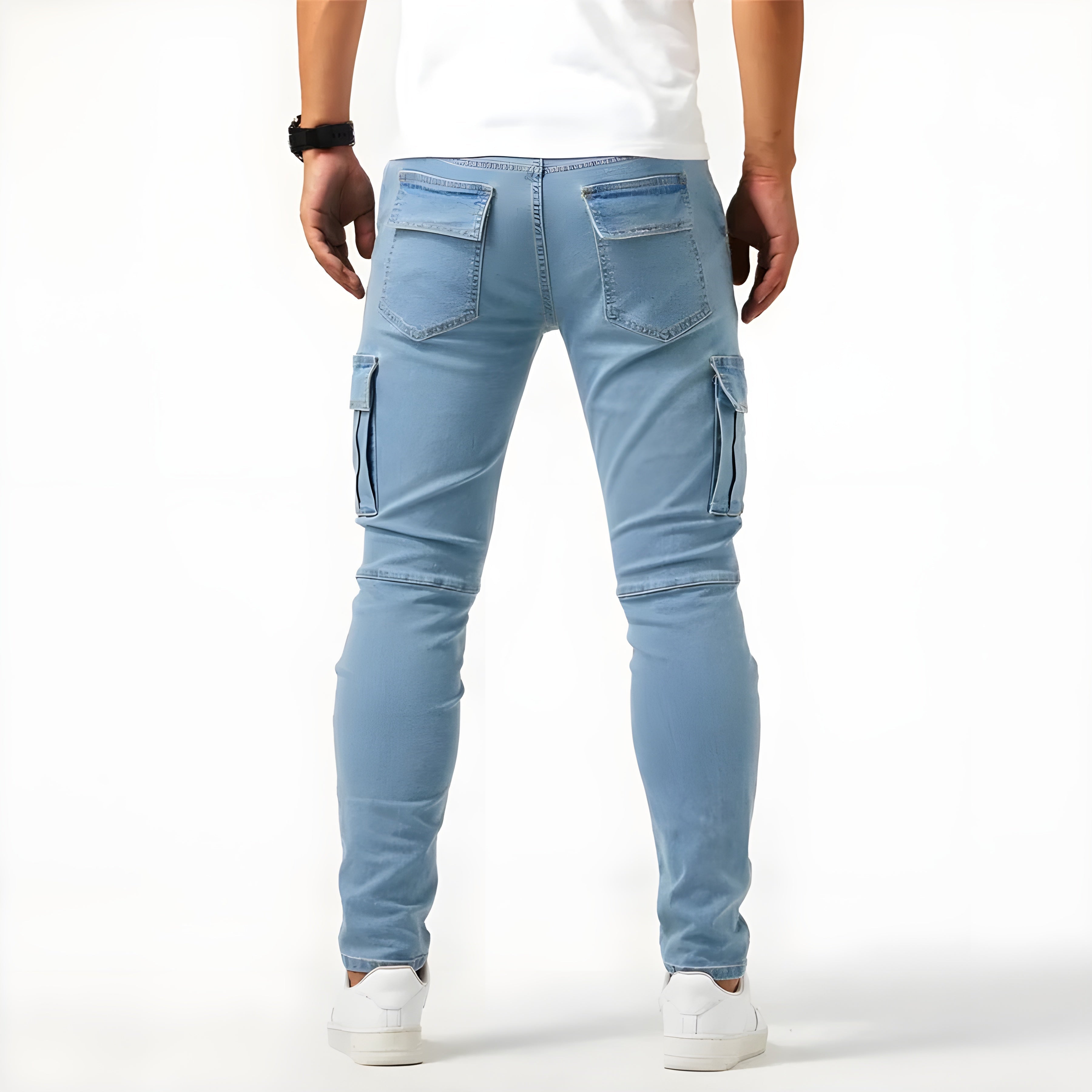Pantalon cargo homme slim fit