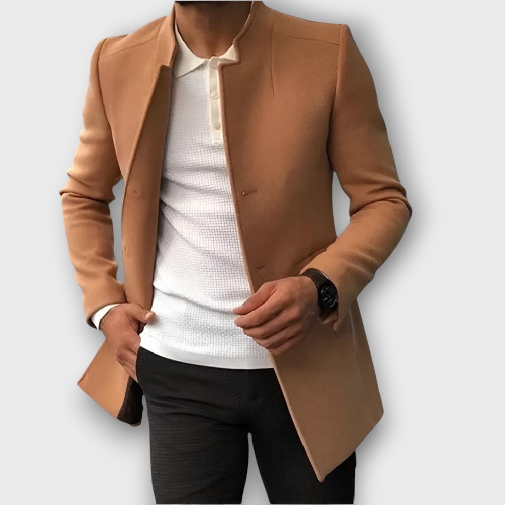 Blazer élégant à col montant (homme)