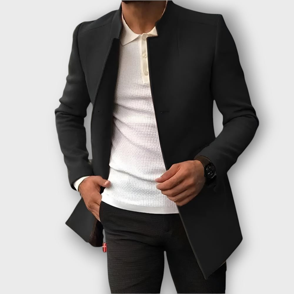 Blazer élégant à col montant (homme)