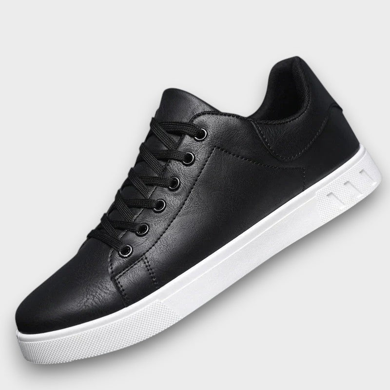 Baskets en cuir à lacets (homme)