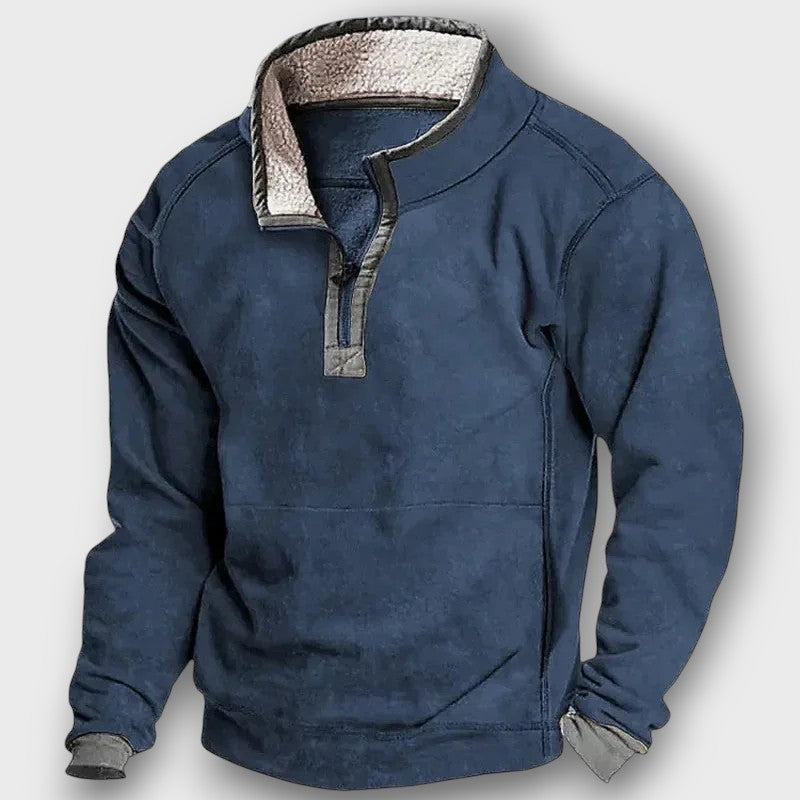 Pull polaire à demi-fermeture éclair (homme)