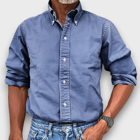Chemise classique à col boutonné (homme)