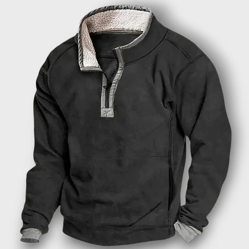 Pull polaire à demi-fermeture éclair (homme)
