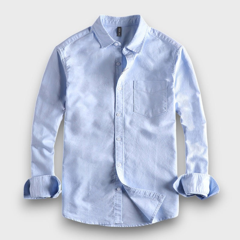 Chemise décontractée homme avec poche poitrine