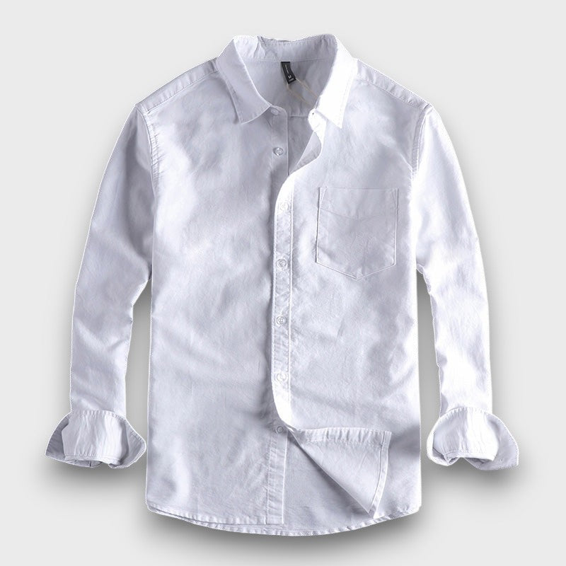 Chemise décontractée homme avec poche poitrine