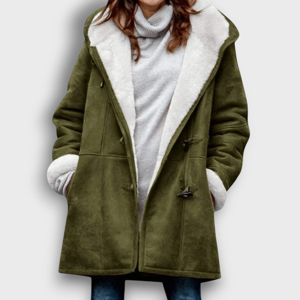 Manteau en peau lainée d'hiver (femme)
