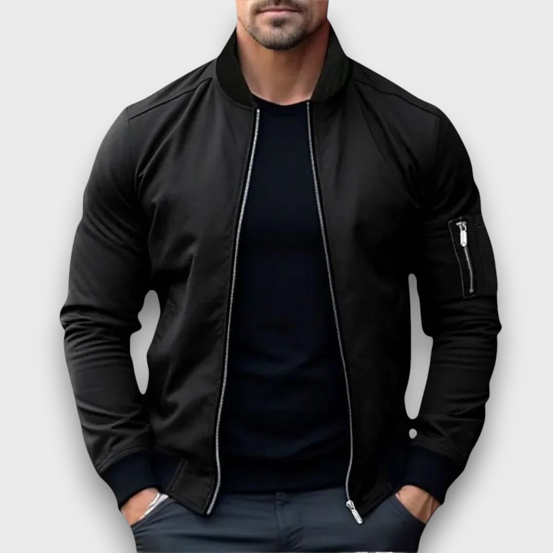 Blouson léger zippé type bomber (homme)