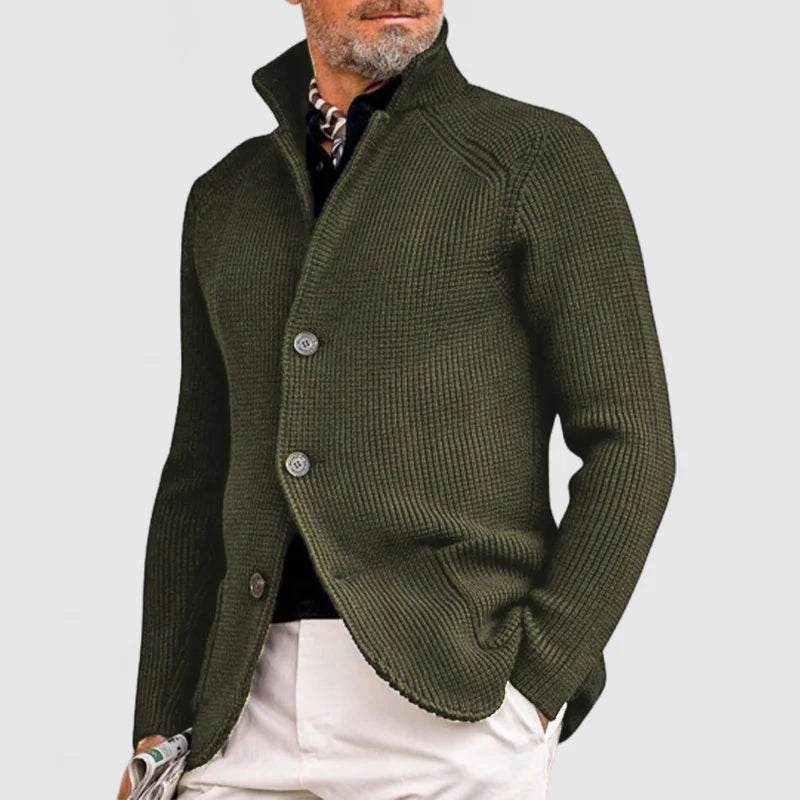Gilet homme en maille avec boutons