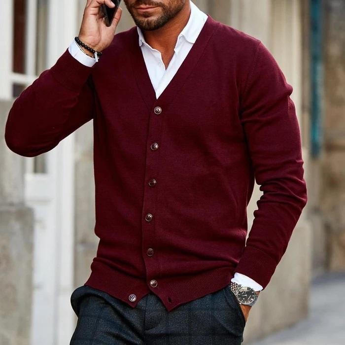 Cardigan classique à boutons