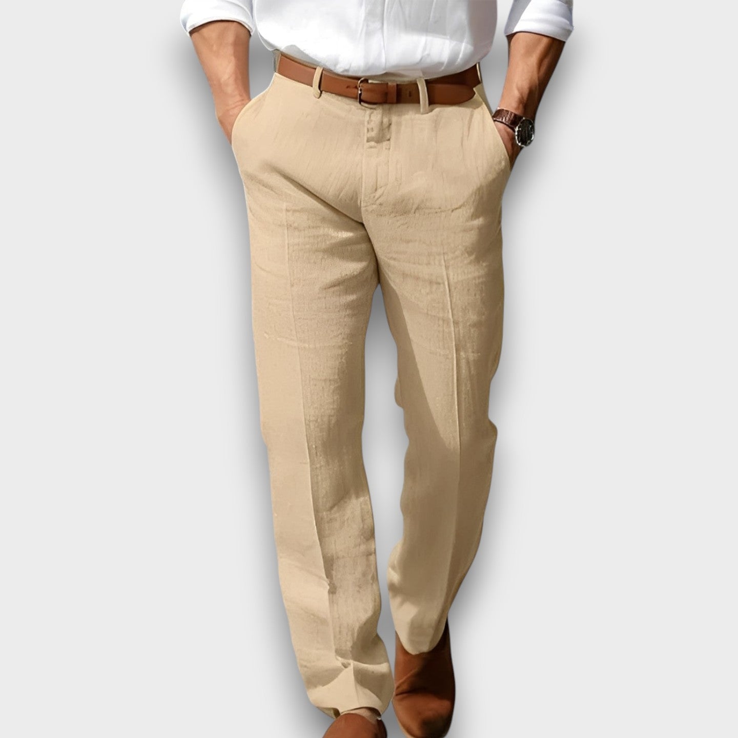 Pantalon d’été léger en lin (homme)