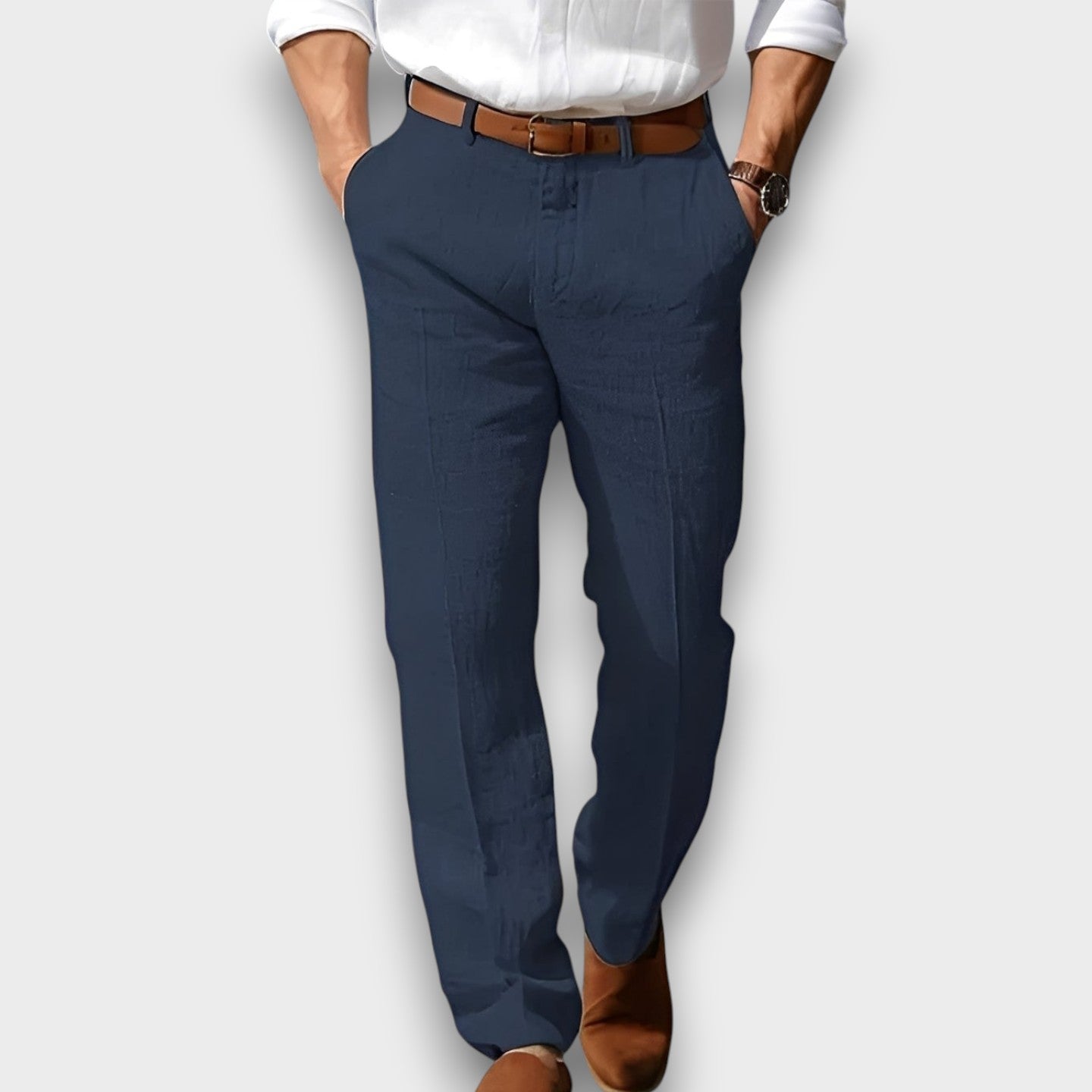 Pantalon d’été léger en lin (homme)