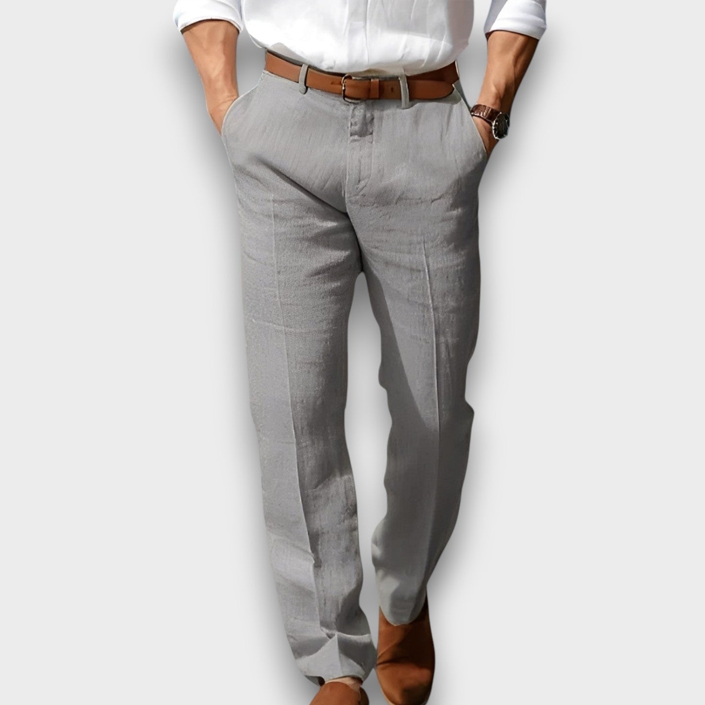 Pantalon d’été léger en lin (homme)