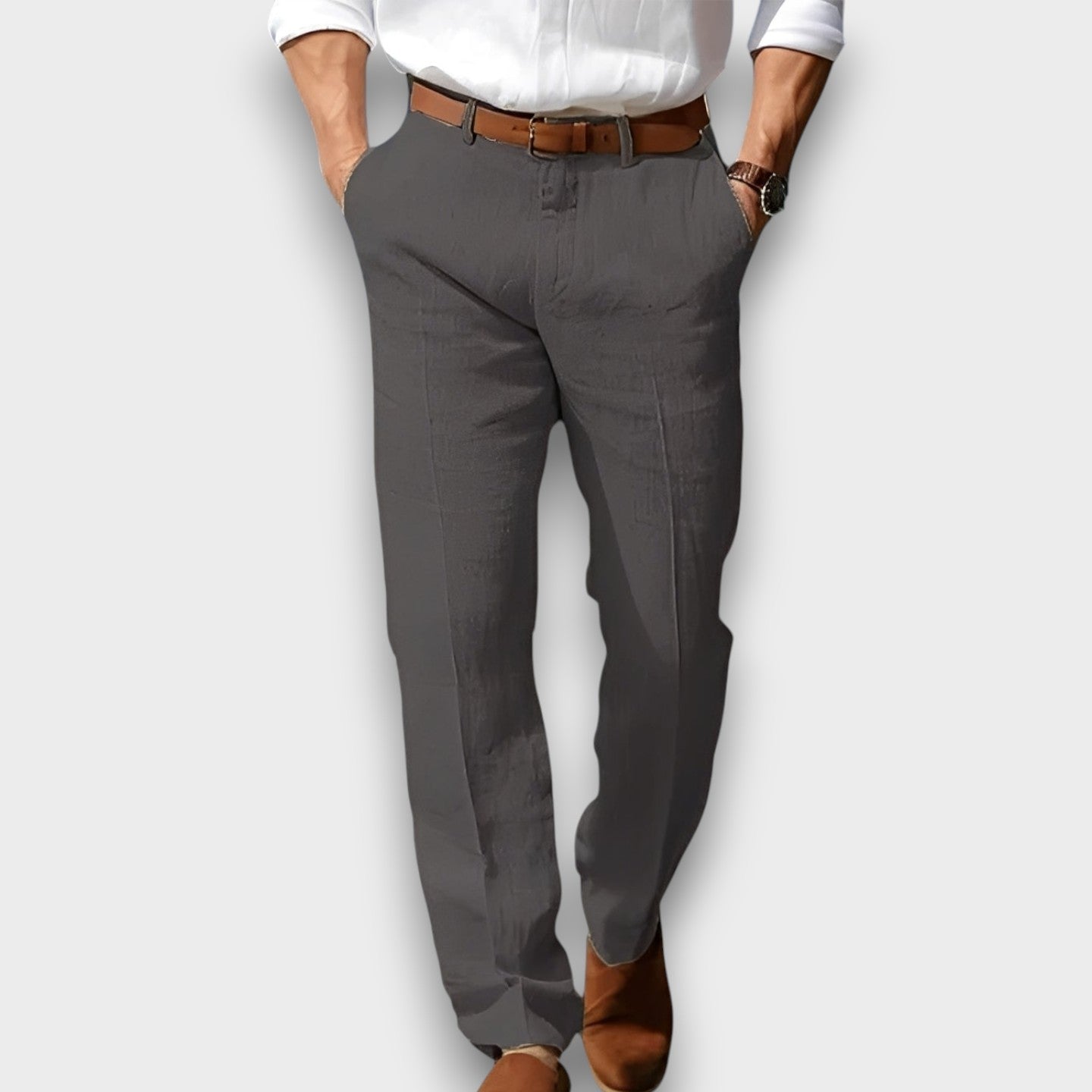 Pantalon d’été léger en lin (homme)