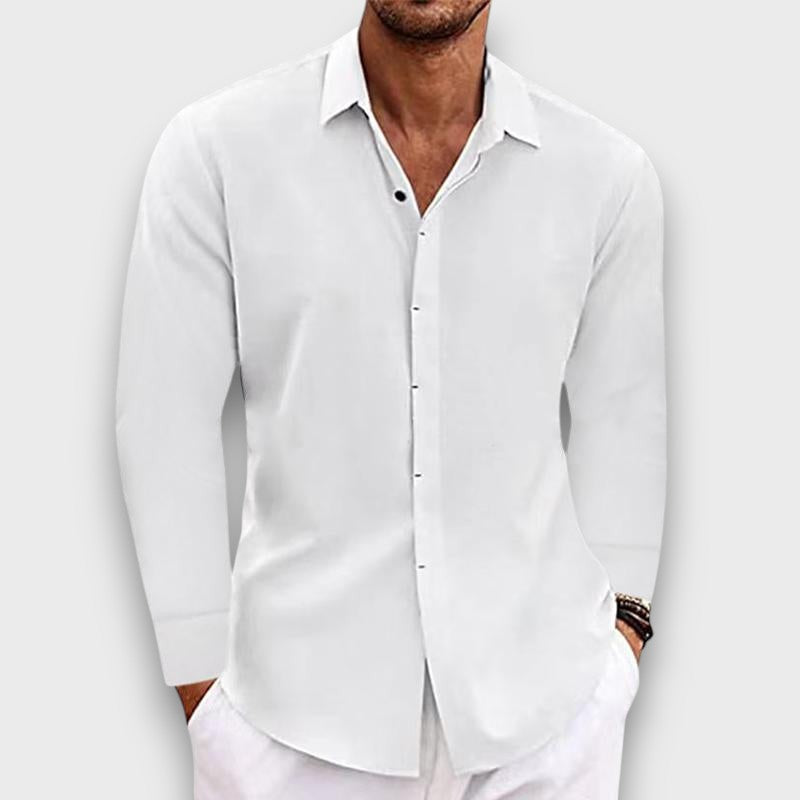 Chemise en lin à manches longues (homme)