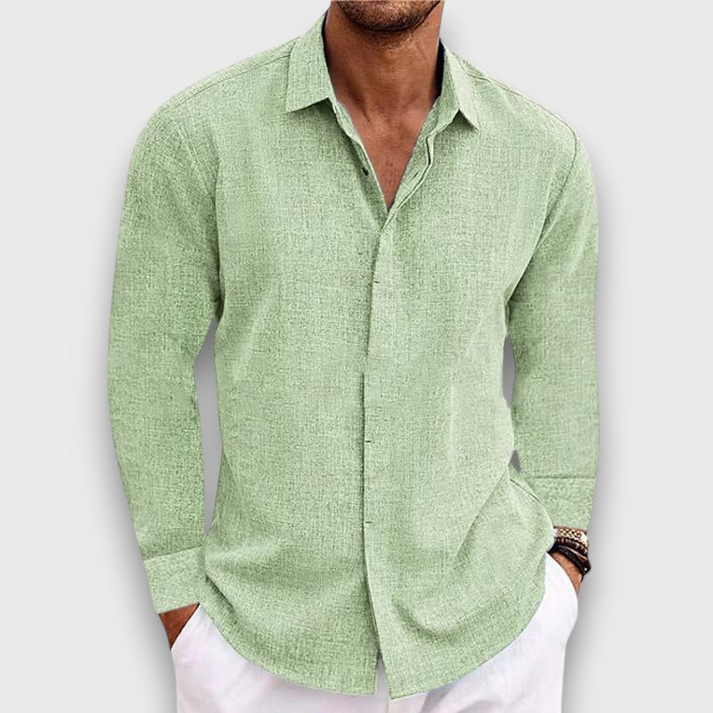 Chemise en lin à manches longues (homme)