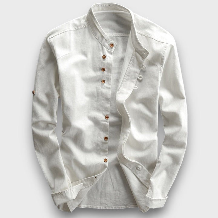 Chemise homme col mao
