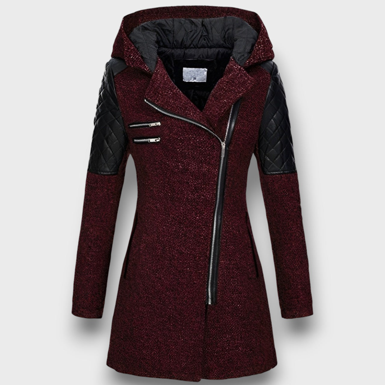 Manteau femme contraste chic