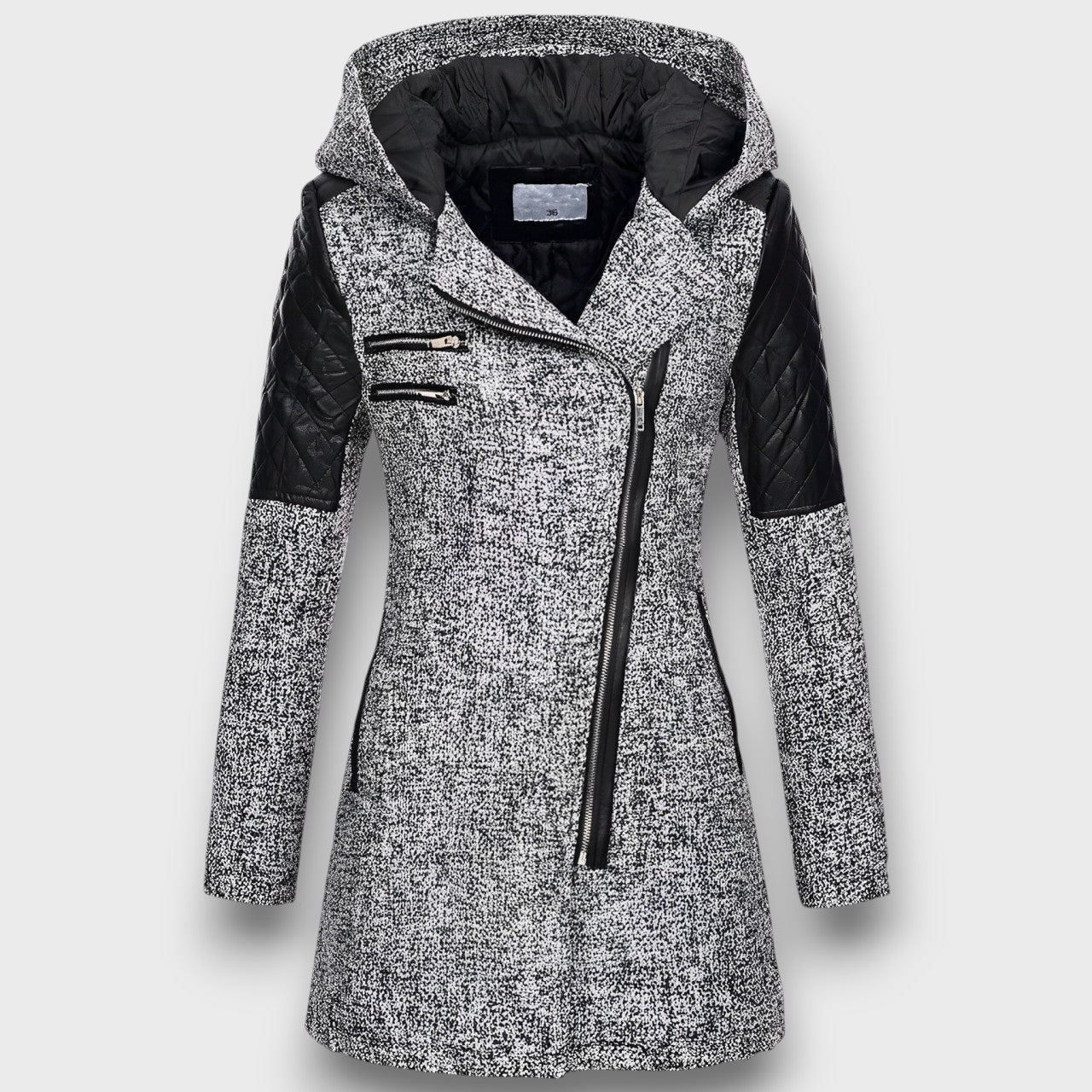 Manteau femme contraste chic