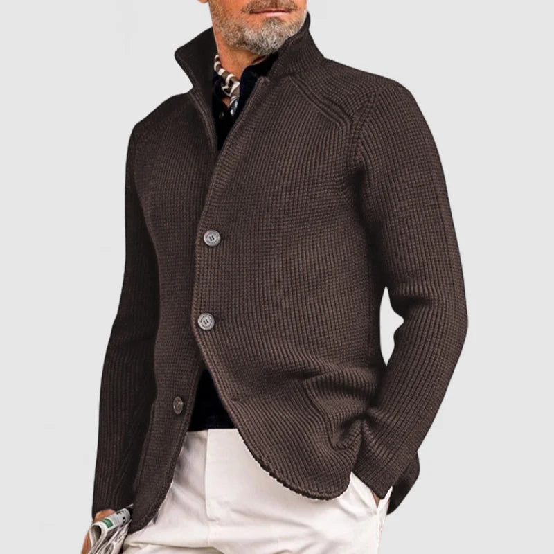 Gilet homme en maille avec boutons