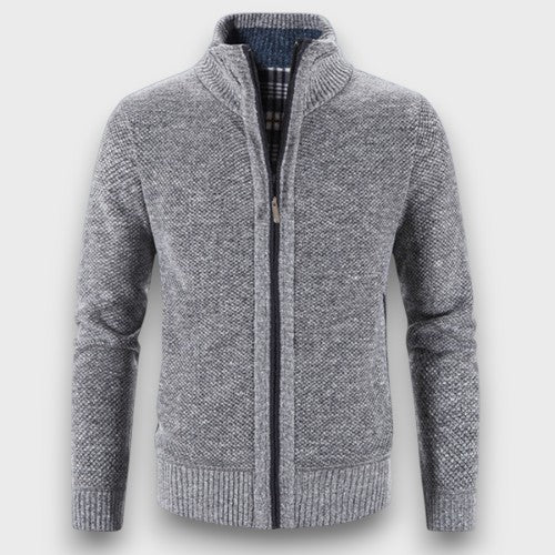 Gilet zippé en tricot (homme)