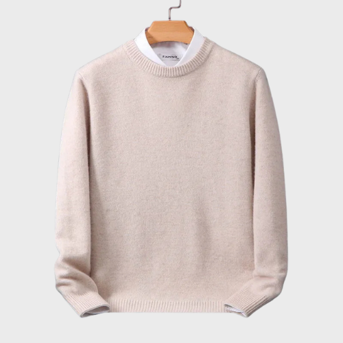 Pull col rond homme