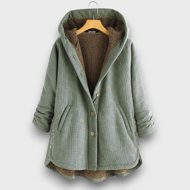 Veste femme à capuche avec doublure en polaire
